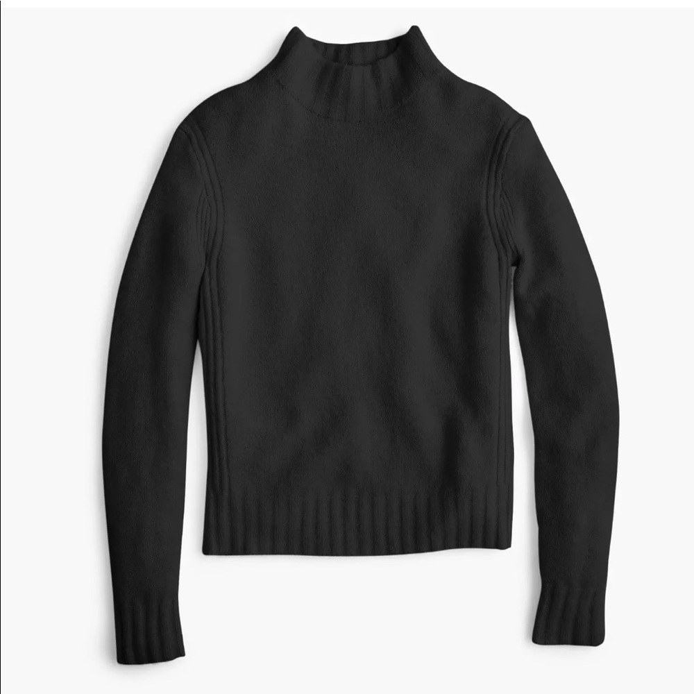J.Crew Mockneck sweater in supersoft yarn